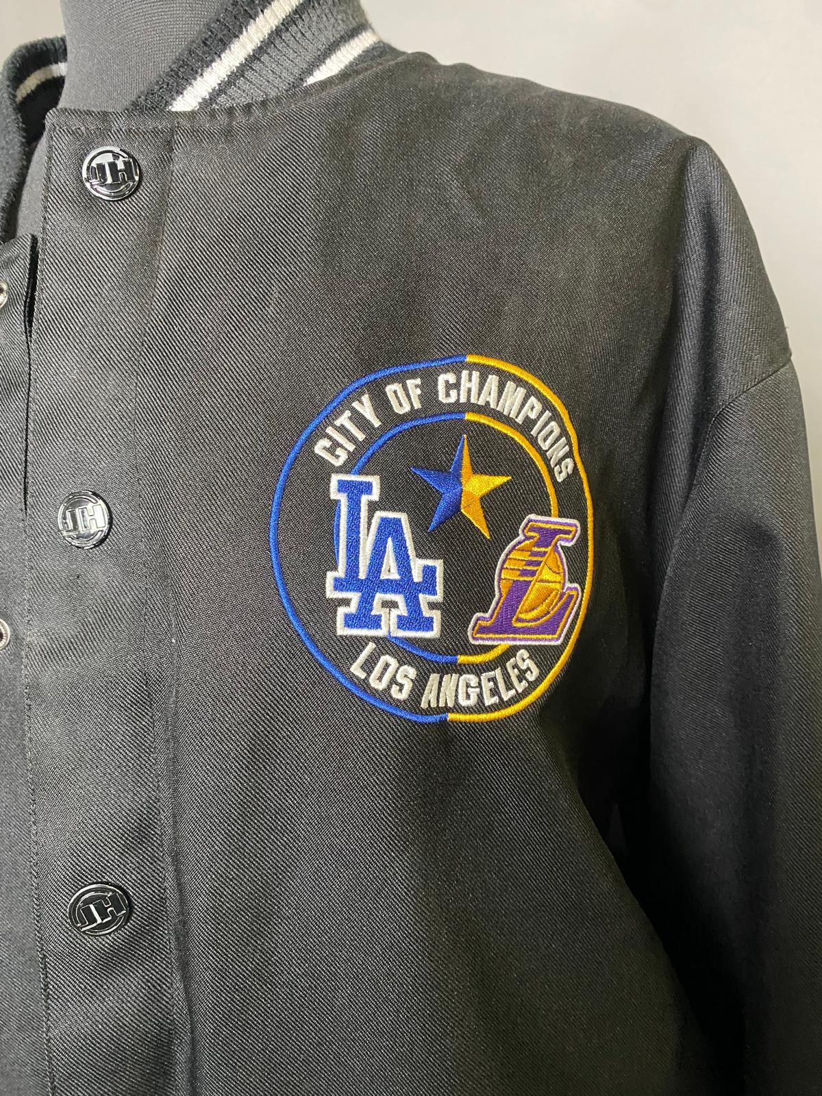 Los Angles City of Champtions Varsity Jacket | LA Dodger / LA Lakers Jacket